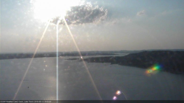 Lake Travis webcam, May 13, 2018 6:05 PM CT