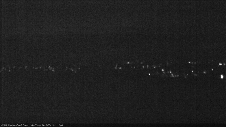 Lake Travis webcam, May 13, 2018 8:15 PM CT