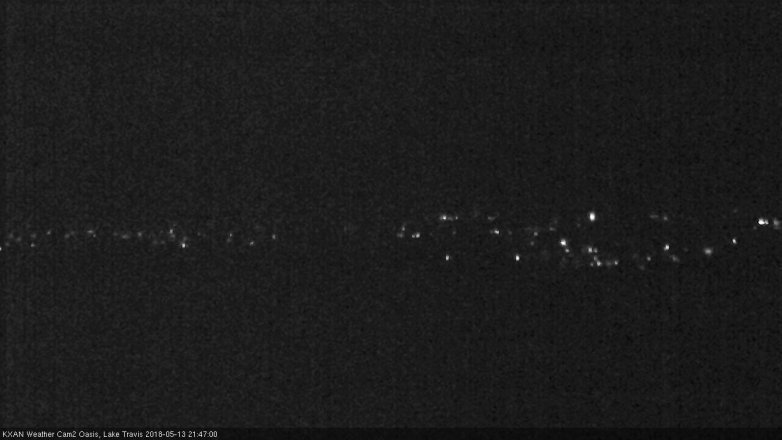 Lake Travis webcam, May 13, 2018 8:50 PM CT