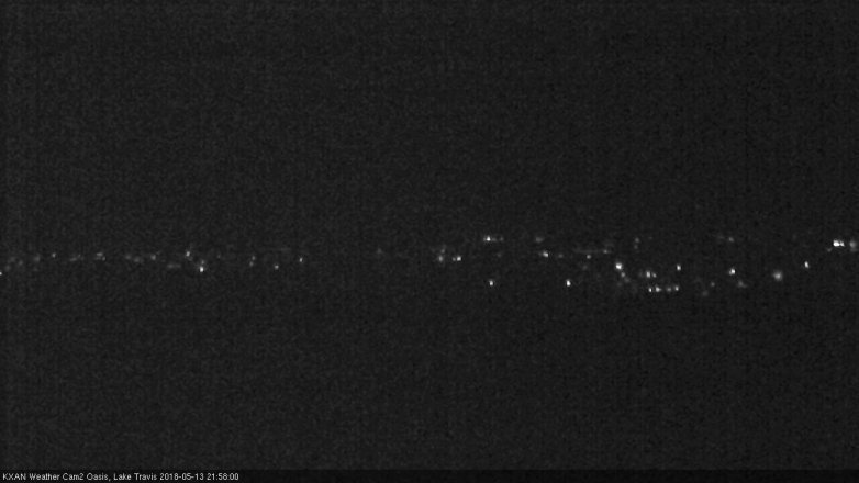 Lake Travis webcam, May 13, 2018 9:00 PM CT