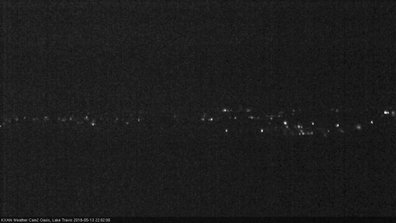 Lake Travis webcam, May 13, 2018 9:05 PM CT