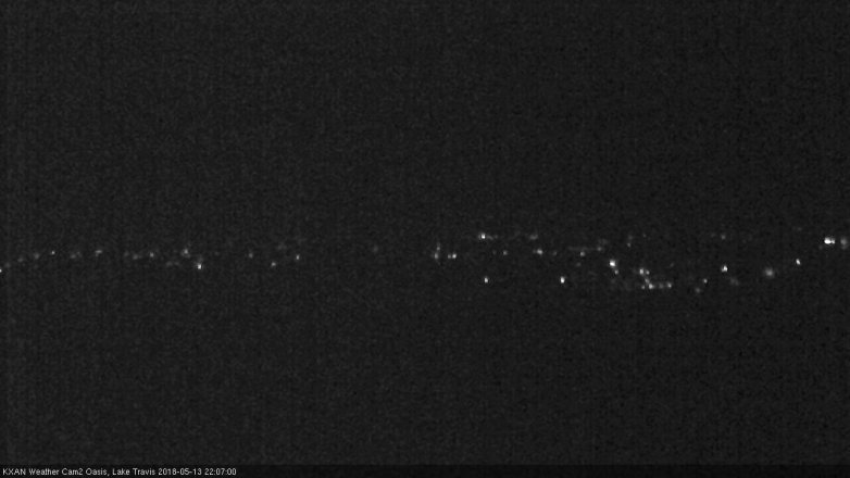 Lake Travis webcam, May 13, 2018 9:10 PM CT