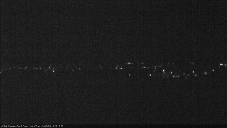 Lake Travis webcam, May 13, 2018 9:15 PM CT
