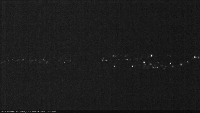 Lake Travis webcam, May 13, 2018 9:20 PM CT