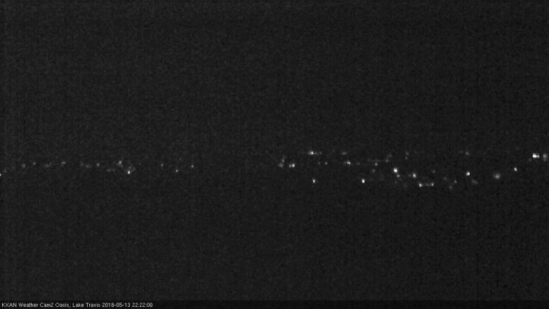 Lake Travis webcam, May 13, 2018 9:25 PM CT
