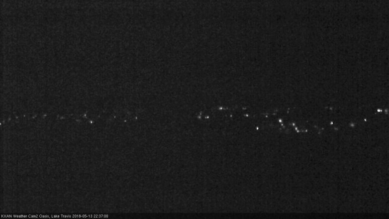Lake Travis webcam, May 13, 2018 9:40 PM CT