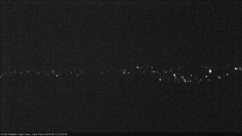 Lake Travis webcam, May 13, 2018 9:45 PM CT