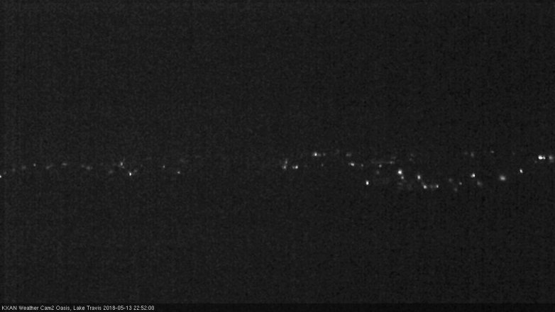 Lake Travis webcam, May 13, 2018 9:55 PM CT