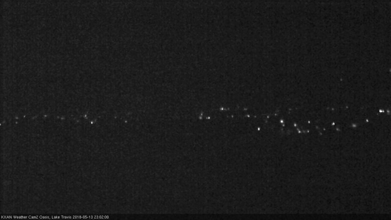 Lake Travis webcam, May 13, 2018 10:05 PM CT
