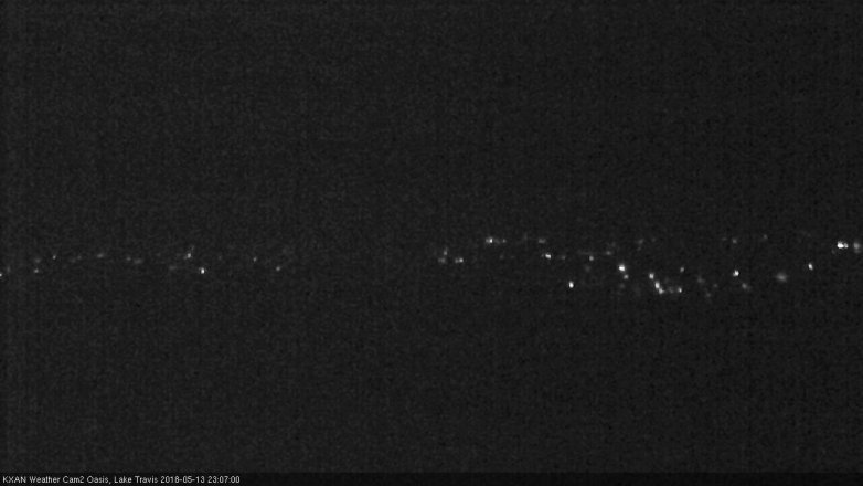 Lake Travis webcam, May 13, 2018 10:10 PM CT