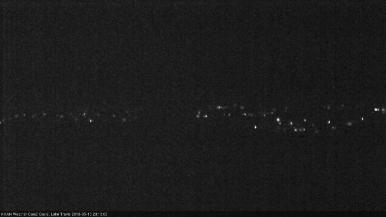 Lake Travis webcam, May 13, 2018 10:15 PM CT