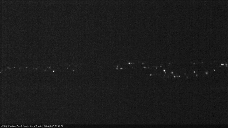 Lake Travis webcam, May 13, 2018 10:20 PM CT