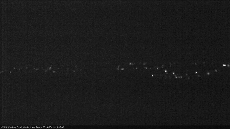 Lake Travis webcam, May 13, 2018 10:40 PM CT