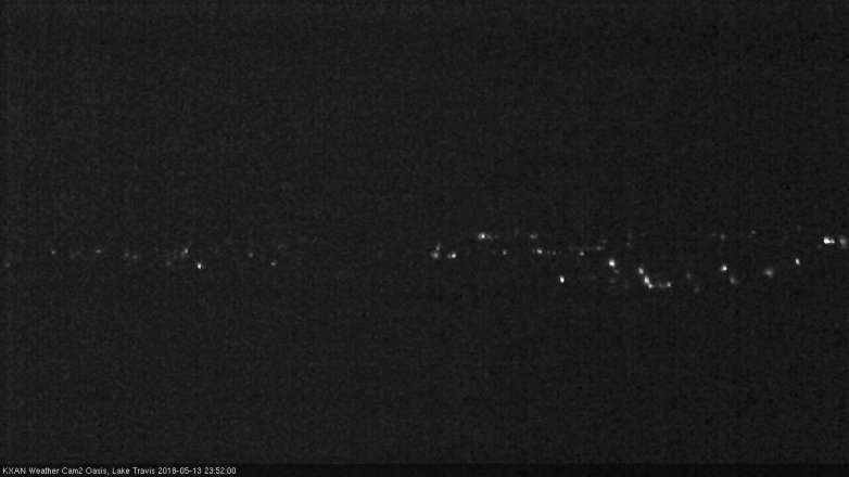 Lake Travis webcam, May 13, 2018 10:55 PM CT