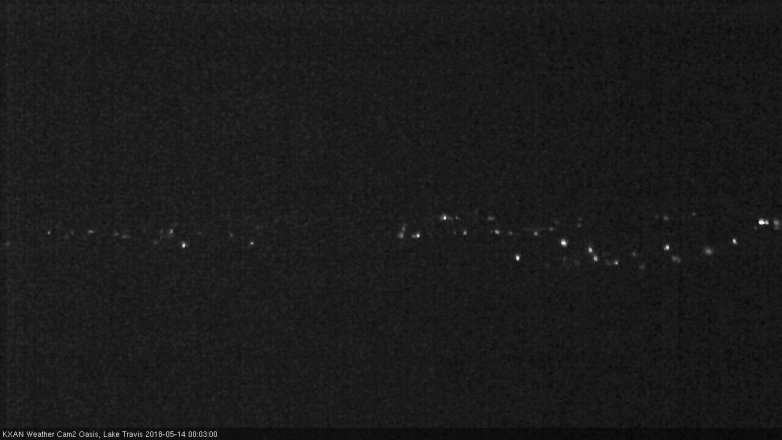 Lake Travis webcam, May 13, 2018 11:05 PM CT