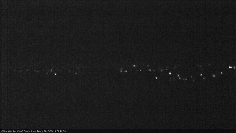 Lake Travis webcam, May 13, 2018 11:15 PM CT