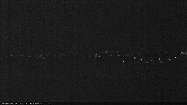 Lake Travis webcam, May 13, 2018 11:20 PM CT