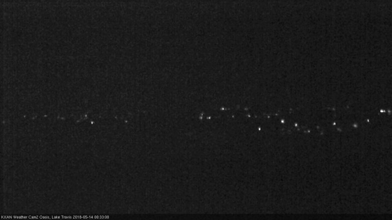 Lake Travis webcam, May 13, 2018 11:35 PM CT