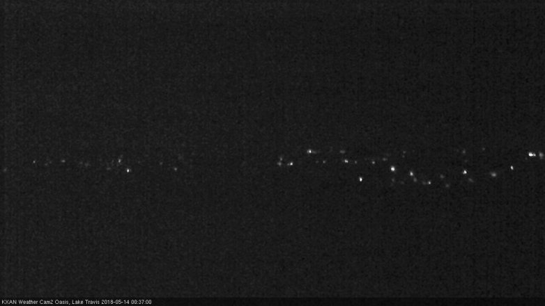 Lake Travis webcam, May 13, 2018 11:40 PM CT