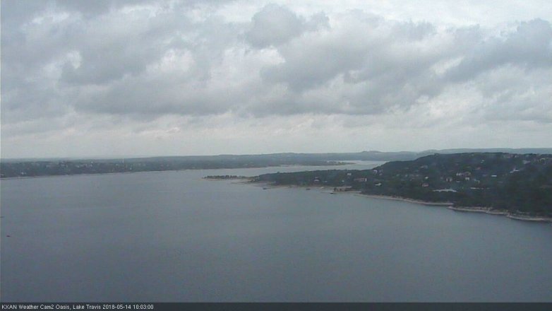 Lake Travis webcam, May 14, 2018 9:05 AM CT