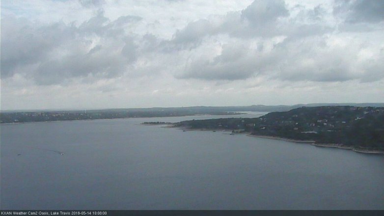 Lake Travis webcam, May 14, 2018 9:10 AM CT