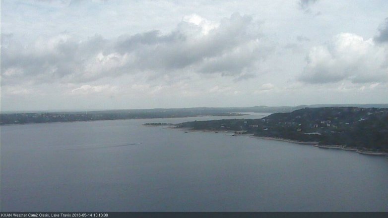 Lake Travis webcam, May 14, 2018 9:15 AM CT