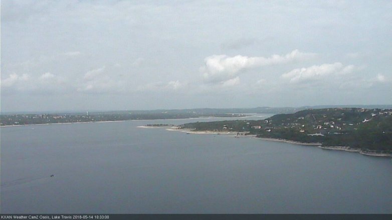 Lake Travis webcam, May 14, 2018 9:35 AM CT