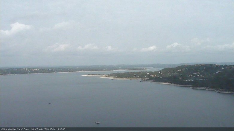 Lake Travis webcam, May 14, 2018 9:40 AM CT