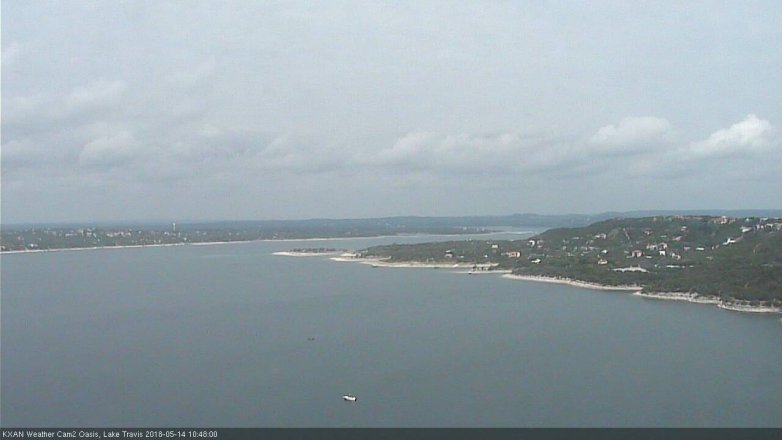 Lake Travis webcam, May 14, 2018 9:50 AM CT