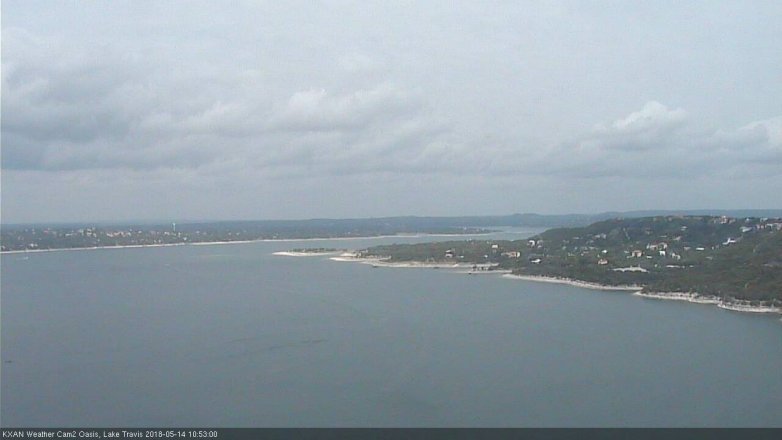 Lake Travis webcam, May 14, 2018 9:55 AM CT