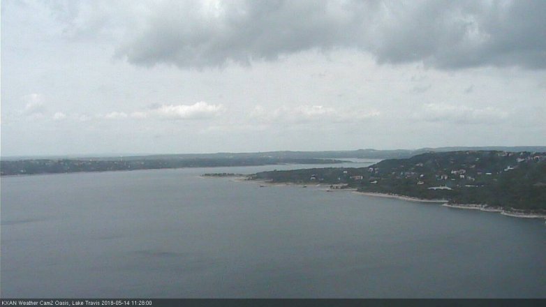 Lake Travis webcam, May 14, 2018 10:30 AM CT
