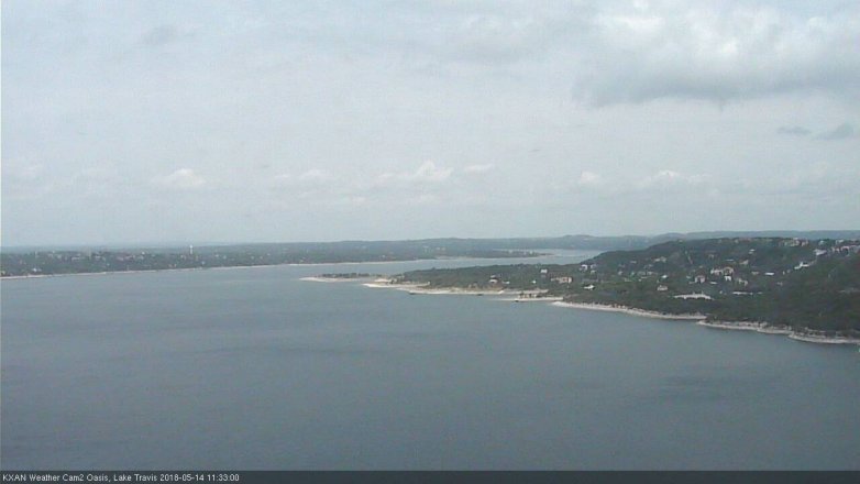 Lake Travis webcam, May 14, 2018 10:35 AM CT