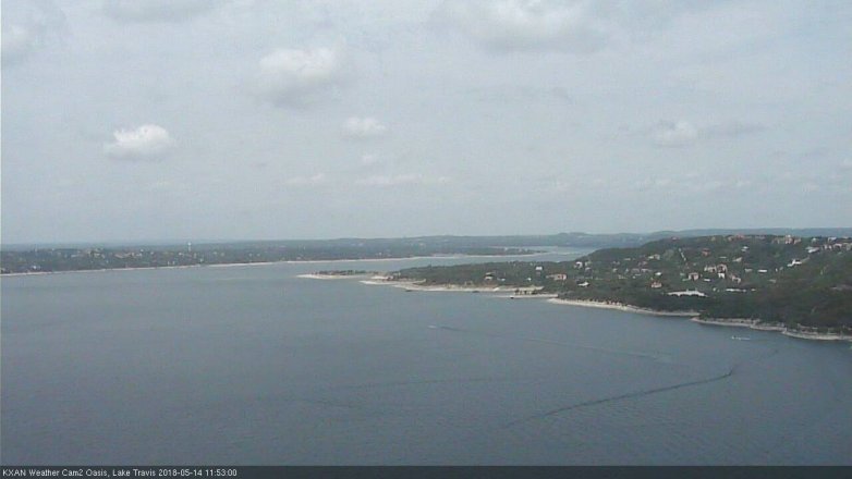 Lake Travis webcam, May 14, 2018 10:55 AM CT