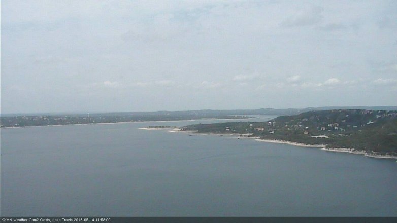 Lake Travis webcam, May 14, 2018 11:00 AM CT