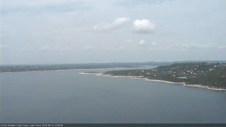 Lake Travis webcam, May 14, 2018 11:10 AM CT