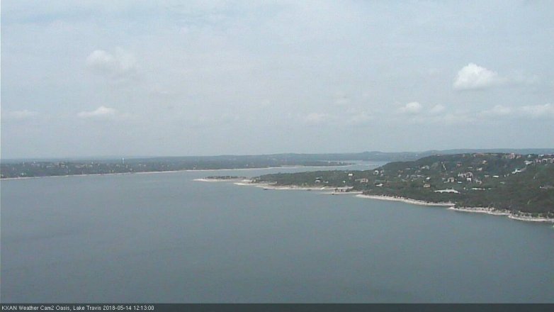 Lake Travis webcam, May 14, 2018 11:15 AM CT