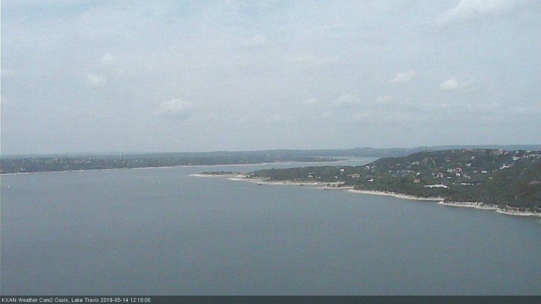 Lake Travis webcam, May 14, 2018 11:20 AM CT