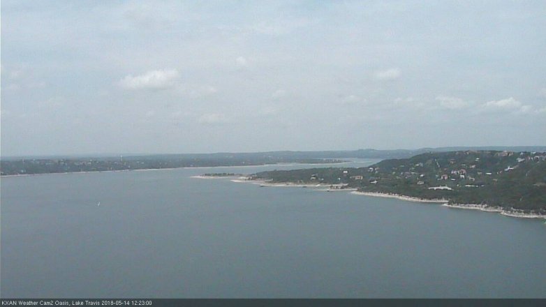 Lake Travis webcam, May 14, 2018 11:25 AM CT