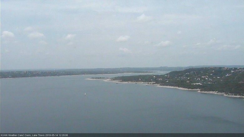 Lake Travis webcam, May 14, 2018 11:30 AM CT