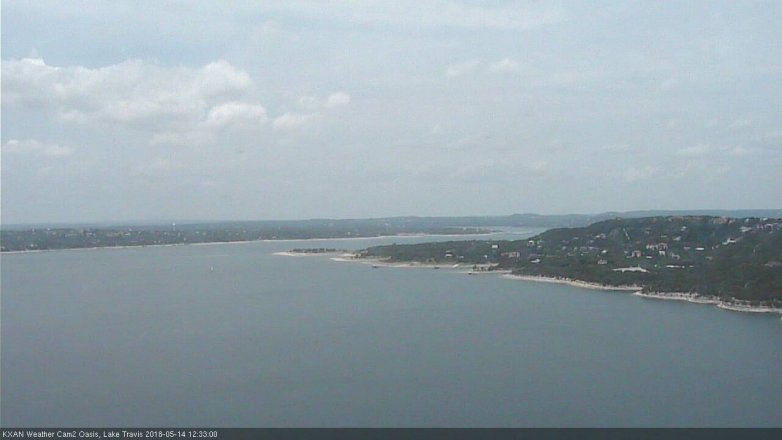 Lake Travis webcam, May 14, 2018 11:35 AM CT