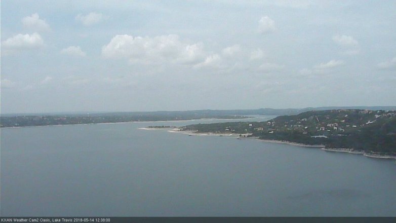 Lake Travis webcam, May 14, 2018 11:40 AM CT