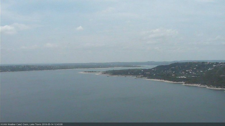 Lake Travis webcam, May 14, 2018 11:45 AM CT