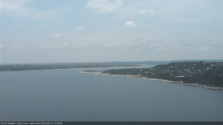 Lake Travis webcam, May 14, 2018 11:50 AM CT