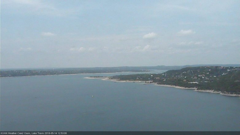 Lake Travis webcam, May 14, 2018 11:55 AM CT