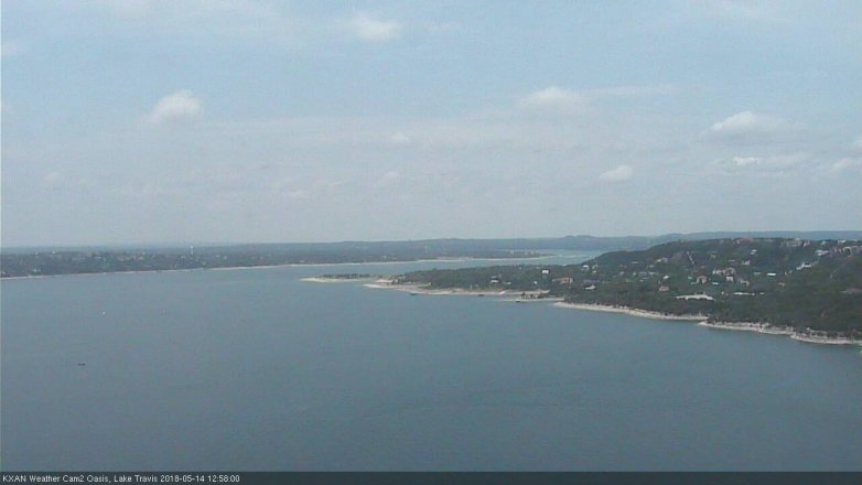 Lake Travis webcam, May 14, 2018 12:00 PM CT