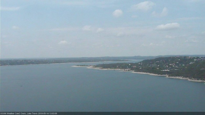 Lake Travis webcam, May 14, 2018 12:05 PM CT