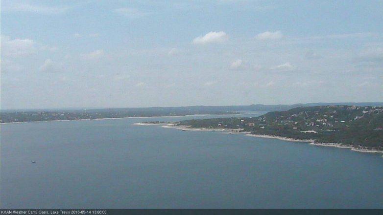 Lake Travis webcam, May 14, 2018 12:10 PM CT