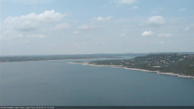 Lake Travis webcam, May 14, 2018 12:15 PM CT