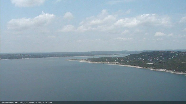Lake Travis webcam, May 14, 2018 12:25 PM CT