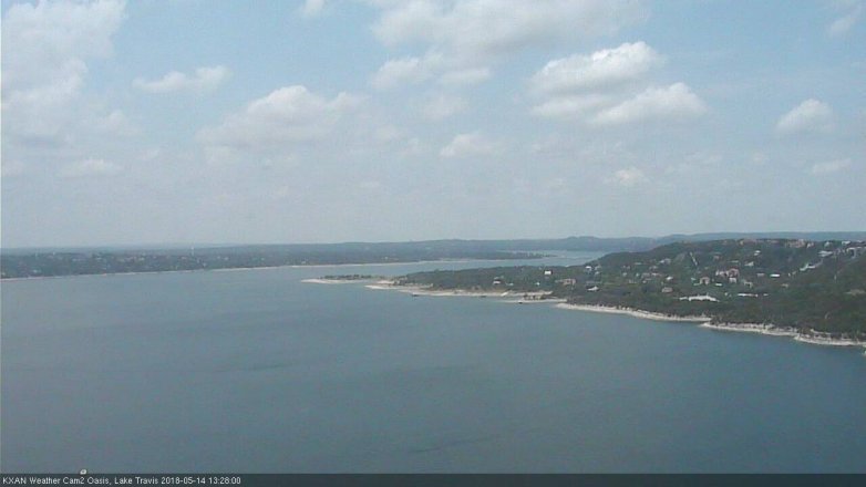 Lake Travis webcam, May 14, 2018 12:30 PM CT